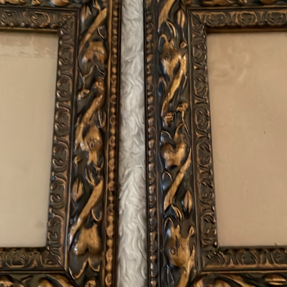 Picture Frame Golden Chocolate brown look set of 2 - Picture 2 of 9